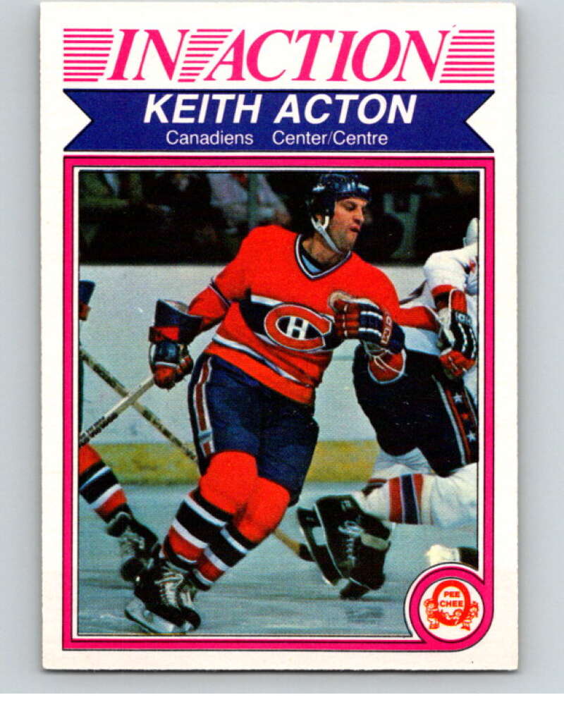 1982-83 O-Pee-Chee #180 Keith Acton IA Montreal Canadiens V58342 Image 1