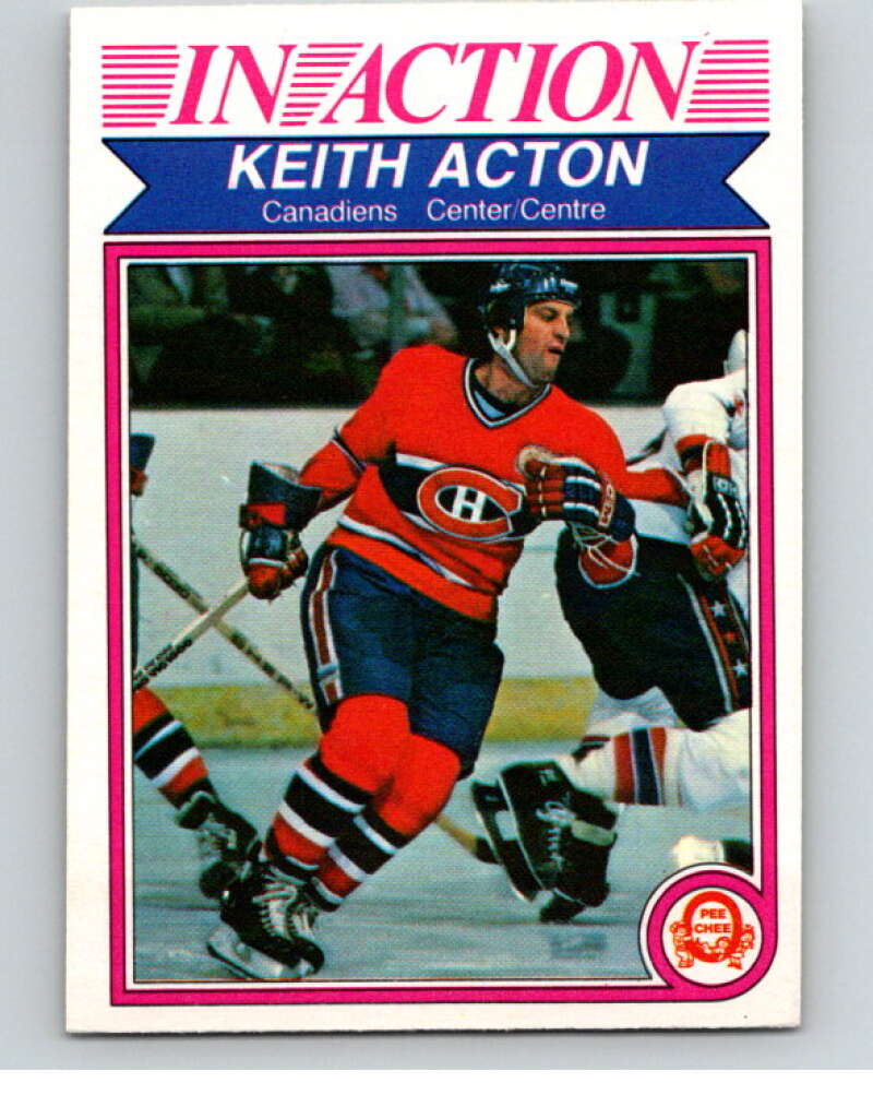 1982-83 O-Pee-Chee #180 Keith Acton IA Montreal Canadiens V58344 Image 1