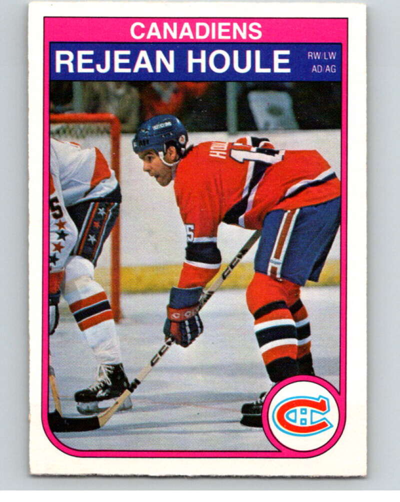 1982-83 O-Pee-Chee #184 Rejean Houle Montreal Canadiens V58370 Image 1