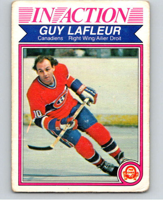1982-83 O-Pee-Chee #187 Guy Lafleur IA  Montreal Canadiens  V58390 Image 1
