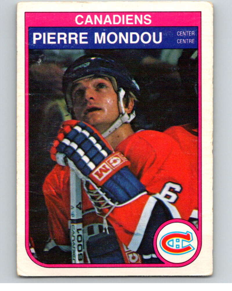1982-83 O-Pee-Chee #188 Pierre Mondou Montreal Canadiens V58394 Image 1