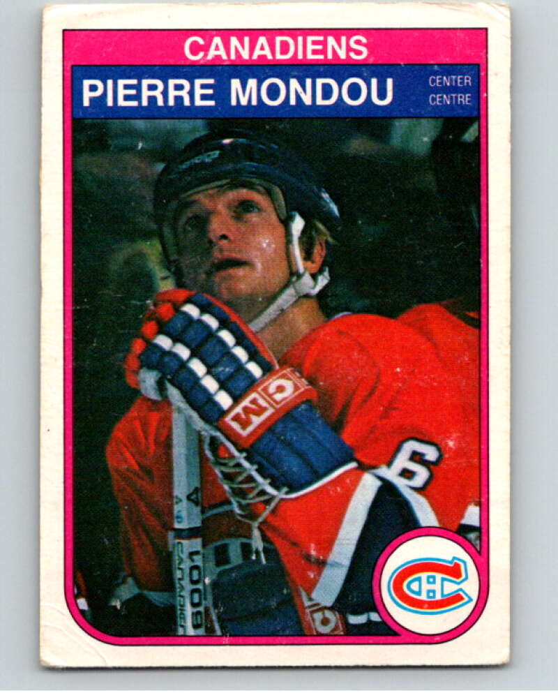 1982-83 O-Pee-Chee #188 Pierre Mondou Montreal Canadiens V58396 Image 1