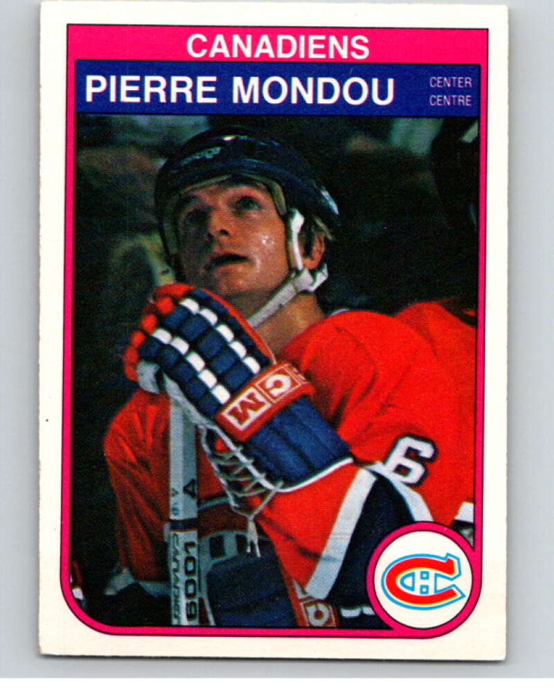 1982-83 O-Pee-Chee #188 Pierre Mondou Montreal Canadiens V58399 Image 1