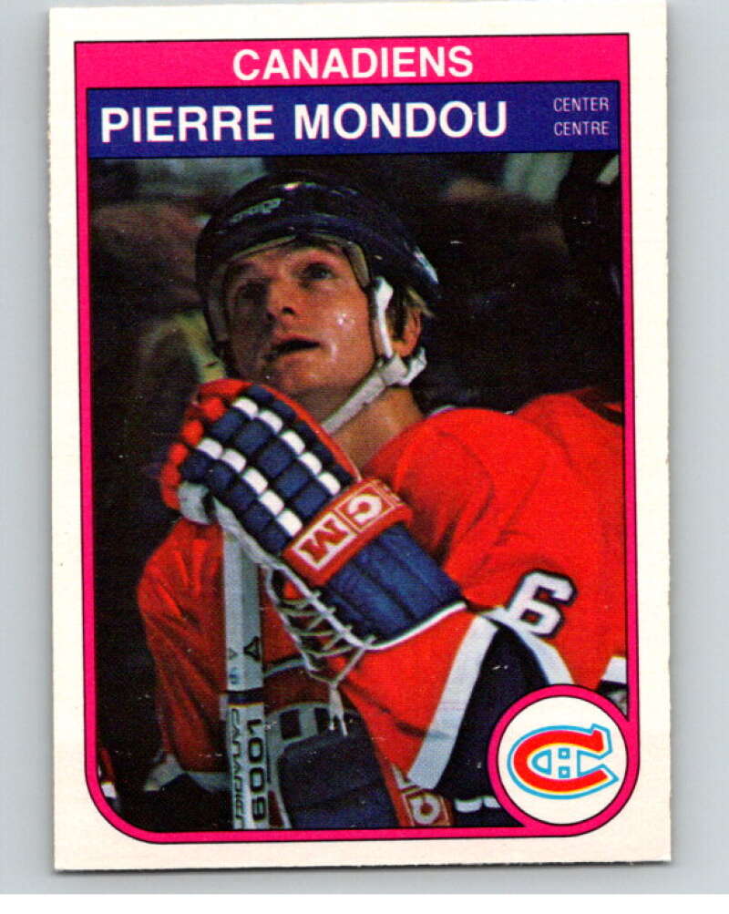 1982-83 O-Pee-Chee #188 Pierre Mondou Montreal Canadiens V58401 Image 1