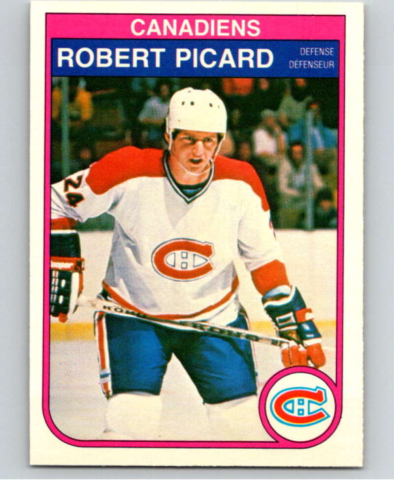 1982-83 O-Pee-Chee #190 Robert Picard Montreal Canadiens V58413 Image 1