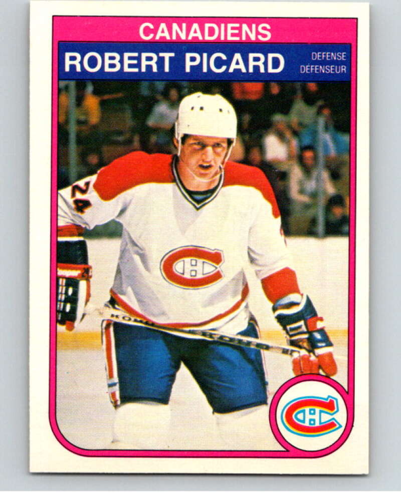 1982-83 O-Pee-Chee #190 Robert Picard Montreal Canadiens V58415 Image 1