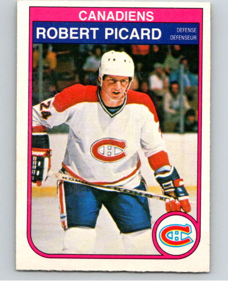 1982-83 O-Pee-Chee #190 Robert Picard Montreal Canadiens V58419 Image 1