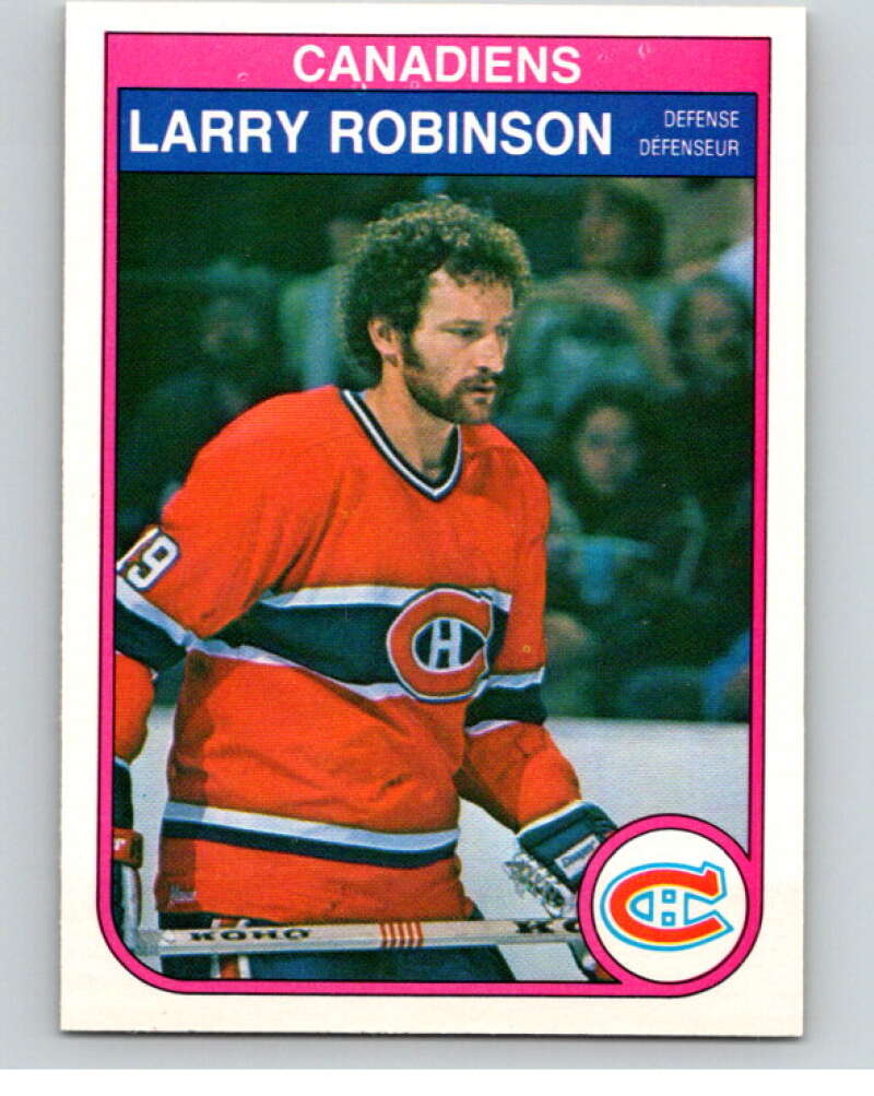 1982-83 O-Pee-Chee #191 Larry Robinson Montreal Canadiens V58425 Image 1
