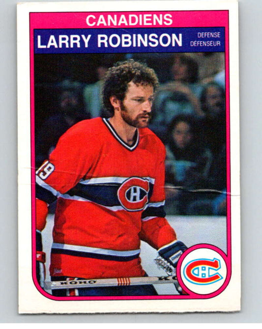1982-83 O-Pee-Chee #191 Larry Robinson  Montreal Canadiens  V58430 Image 1