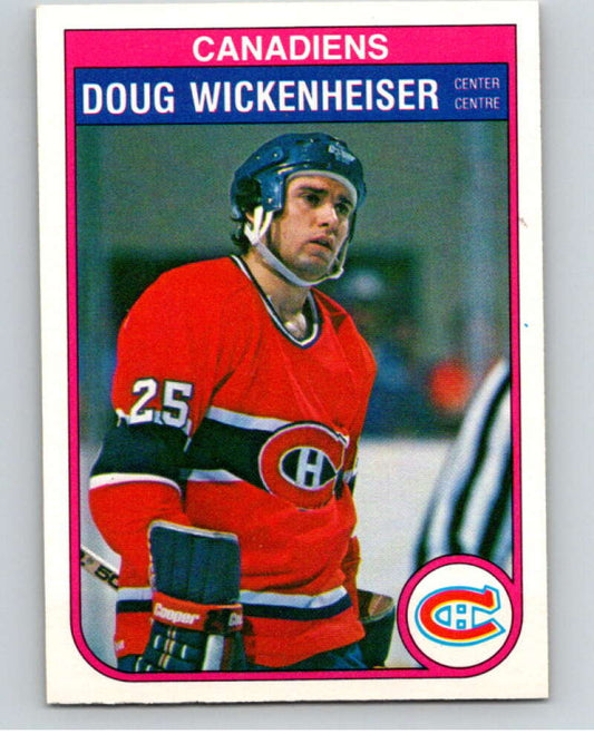 1982-83 O-Pee-Chee #196 Doug Wickenheiser  Montreal Canadiens  V58459 Image 1