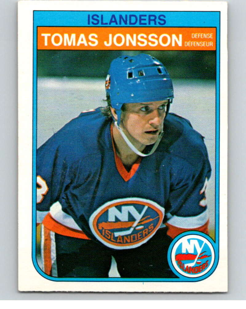 1982-83 O-Pee-Chee #202 Tomas Jonsson RC Rookie New York Islanders V58499 Image 1