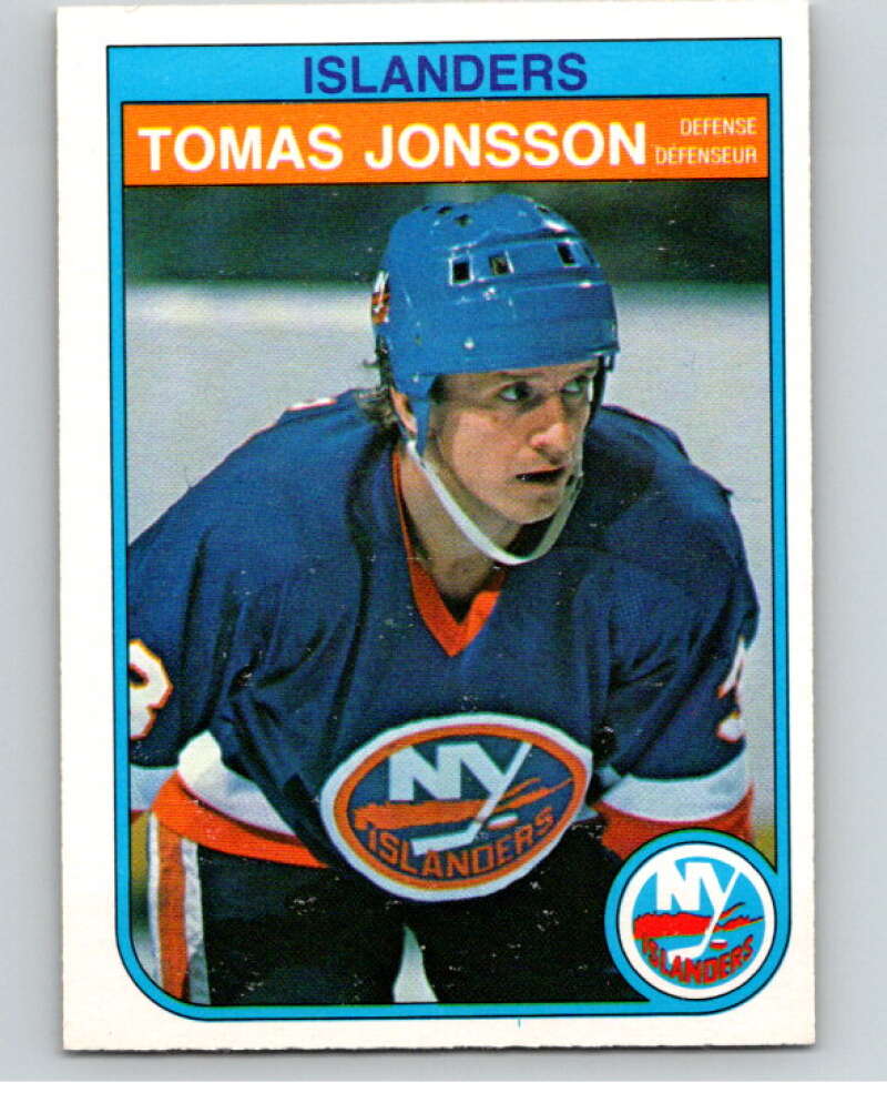 1982-83 O-Pee-Chee #202 Tomas Jonsson RC Rookie New York Islanders V58504 Image 1