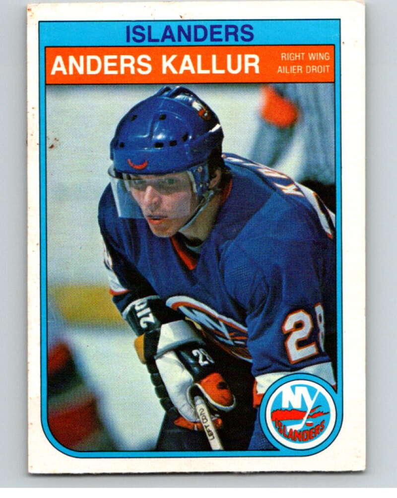 1982-83 O-Pee-Chee #203 Anders Kallur New York Islanders V58509 Image 1