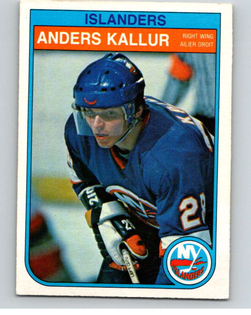 1982-83 O-Pee-Chee #203 Anders Kallur New York Islanders V58510 Image 1