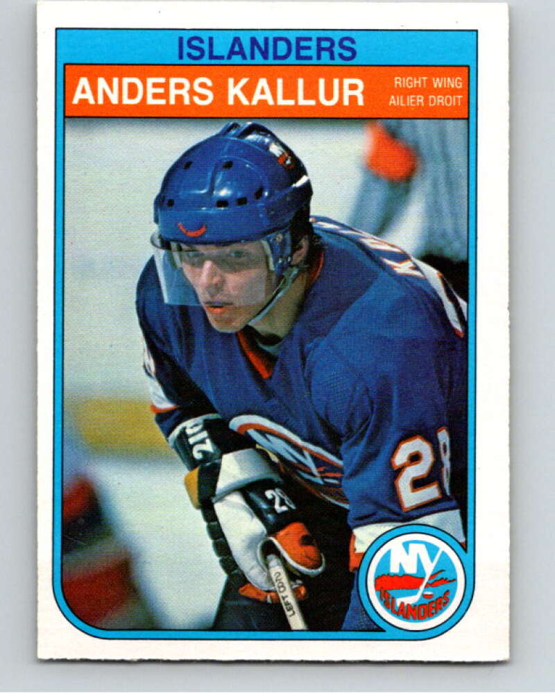 1982-83 O-Pee-Chee #203 Anders Kallur New York Islanders V58512 Image 1
