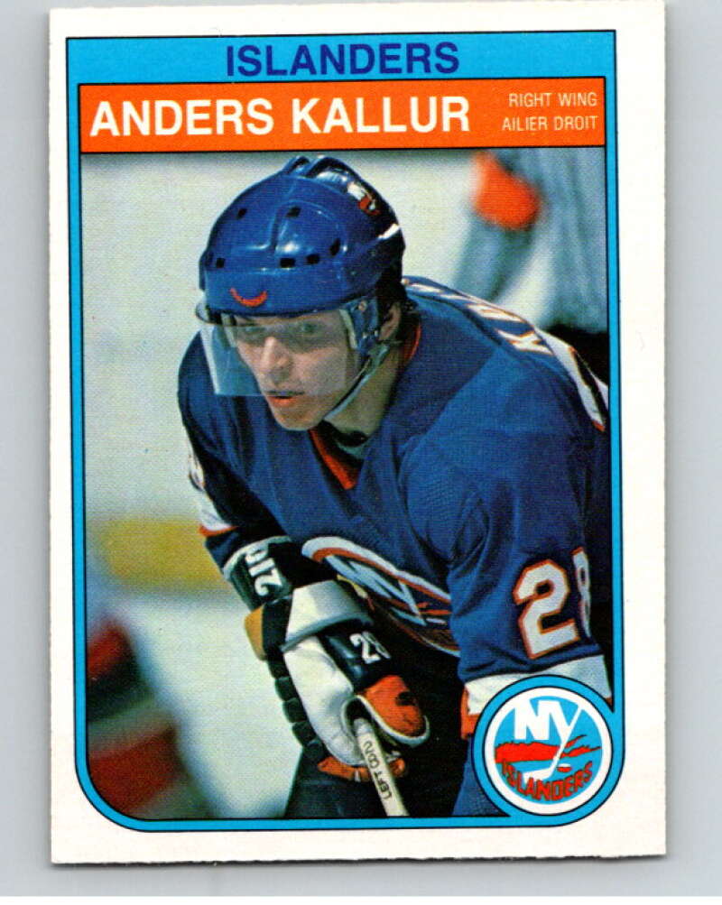 1982-83 O-Pee-Chee #203 Anders Kallur New York Islanders V58517 Image 1