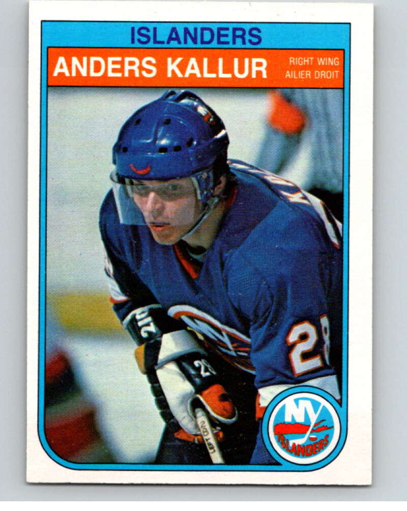 1982-83 O-Pee-Chee #203 Anders Kallur New York Islanders V58518 Image 1