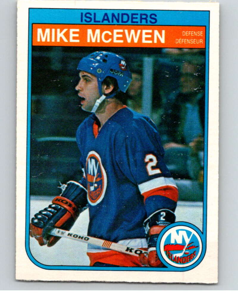 1982-83 O-Pee-Chee #207 Mike McEwen New York Islanders V58539 Image 1