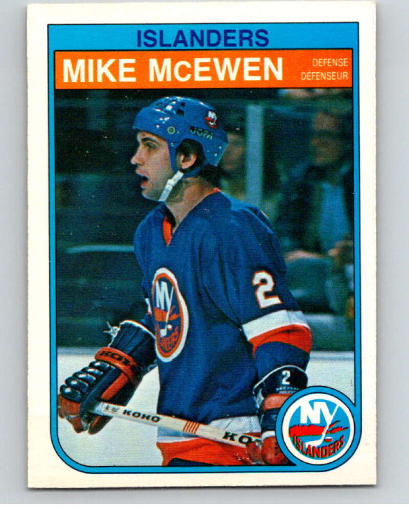 1982-83 O-Pee-Chee #207 Mike McEwen New York Islanders V58541 Image 1