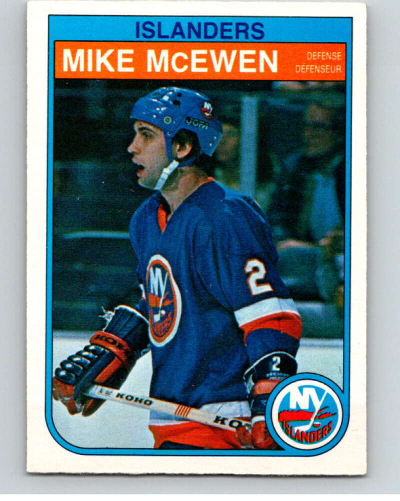 1982-83 O-Pee-Chee #207 Mike McEwen New York Islanders V58542 Image 1