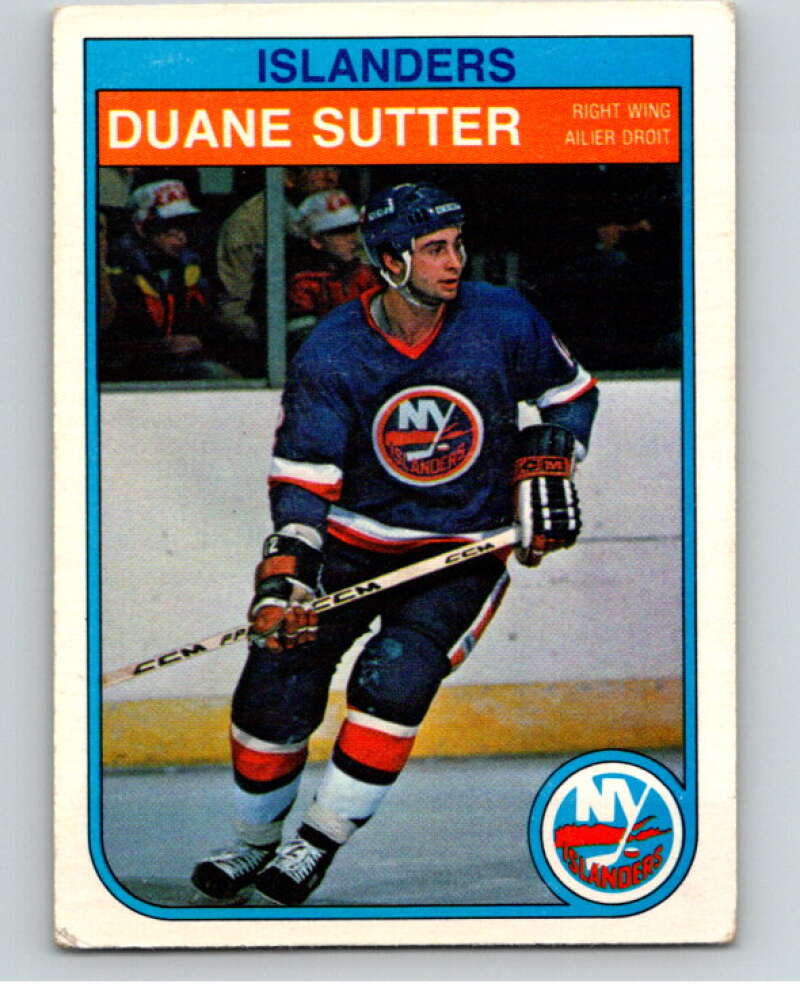 1982-83 O-Pee-Chee #212 Duane Sutter New York Islanders V58580 Image 1