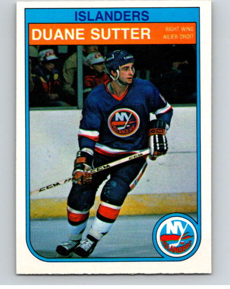 1982-83 O-Pee-Chee #212 Duane Sutter New York Islanders V58582 Image 1
