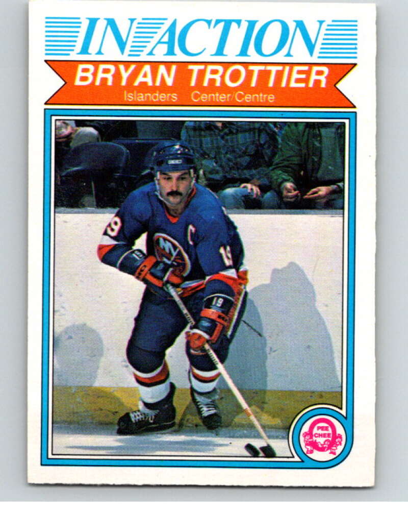 1982-83 O-Pee-Chee #215 Bryan Trottier IA New York Islanders V58608 Image 1