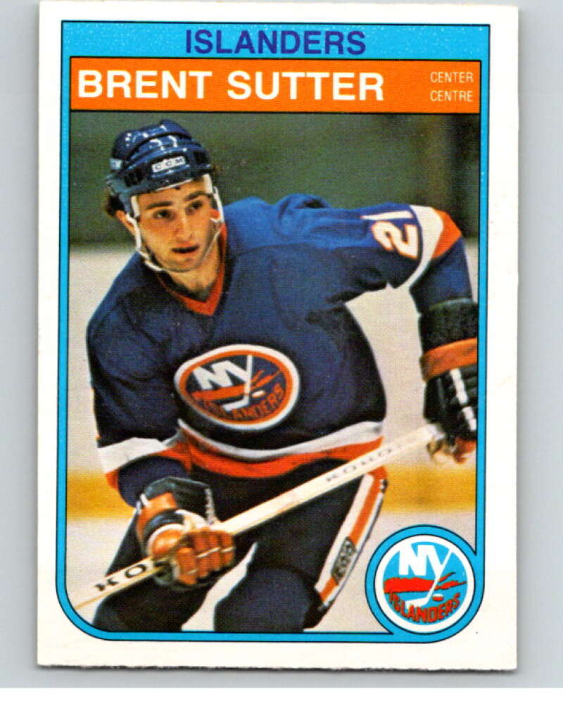1982-83 O-Pee-Chee #216 Brent Sutter RC Rookie New York Islanders V58615 Image 1