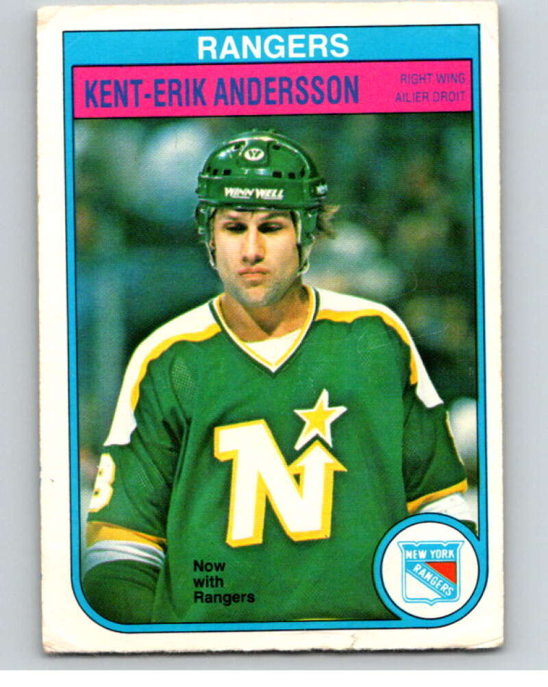 1982-83 O-Pee-Chee #218 Kent-Erik Andersson New York Rangers V58633 Image 1