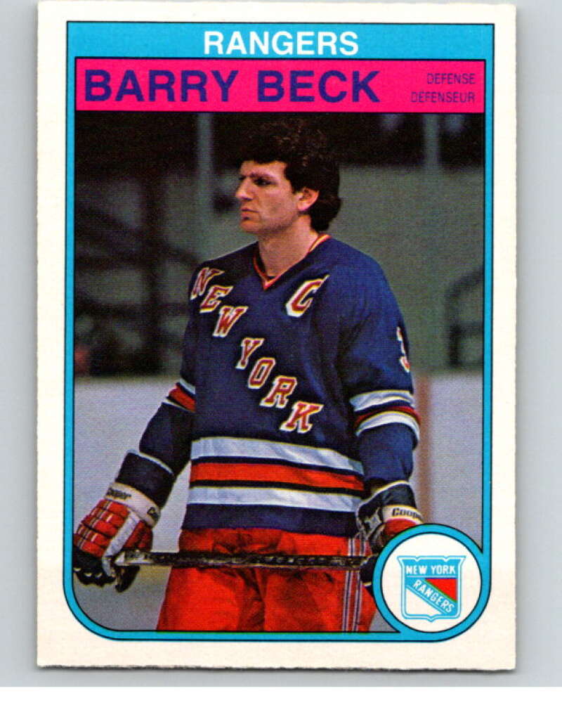 1982-83 O-Pee-Chee #219 Barry Beck New York Rangers V58638 Image 1