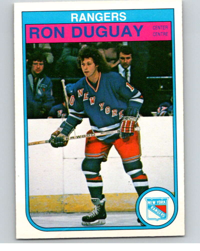 1982-83 O-Pee-Chee #221 Ron Duguay RC Rookie New York Rangers V58644 Image 1