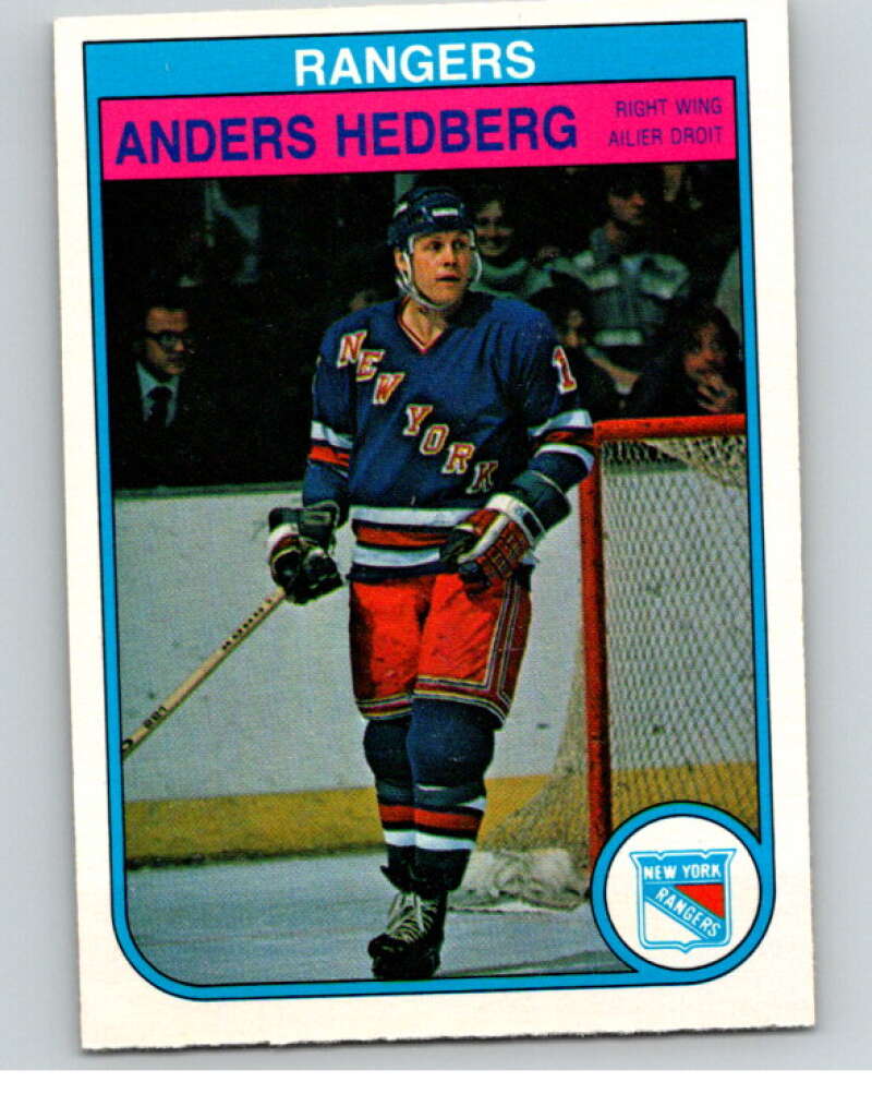 1982-83 O-Pee-Chee #225 Anders Hedberg New York Rangers V58674 Image 1