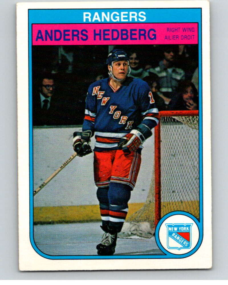 1982-83 O-Pee-Chee #225 Anders Hedberg New York Rangers V58675 Image 1