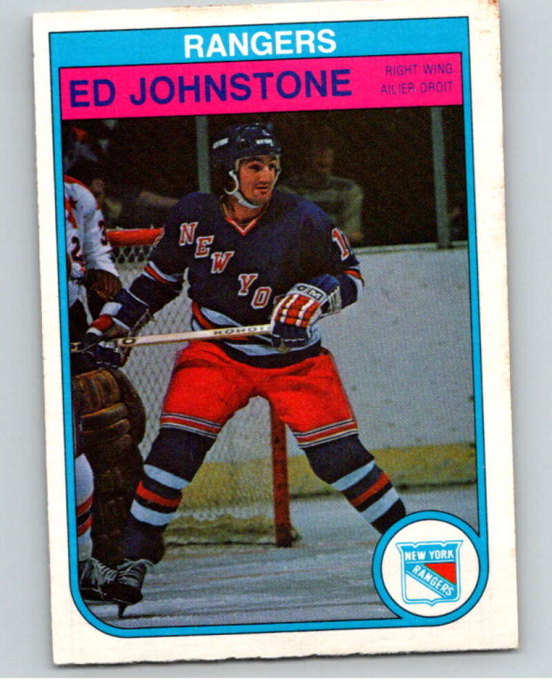 1982-83 O-Pee-Chee #226 Ed Johnstone New York Rangers V58677 Image 1