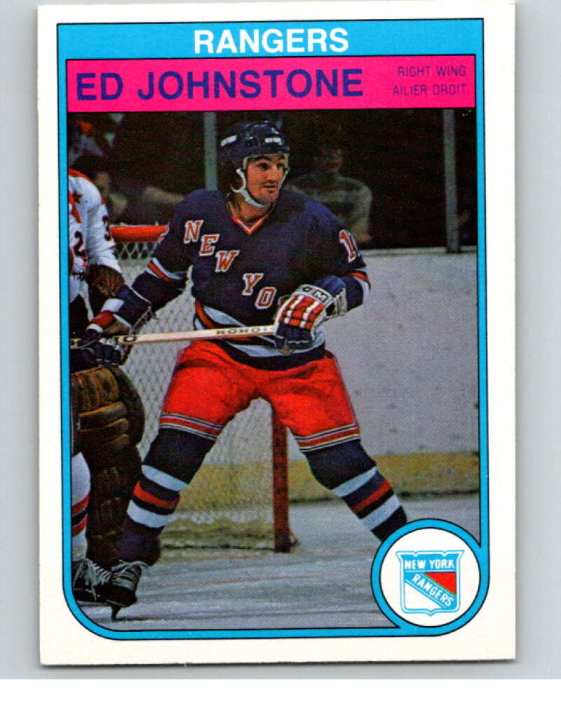 1982-83 O-Pee-Chee #226 Ed Johnstone New York Rangers V58680 Image 1