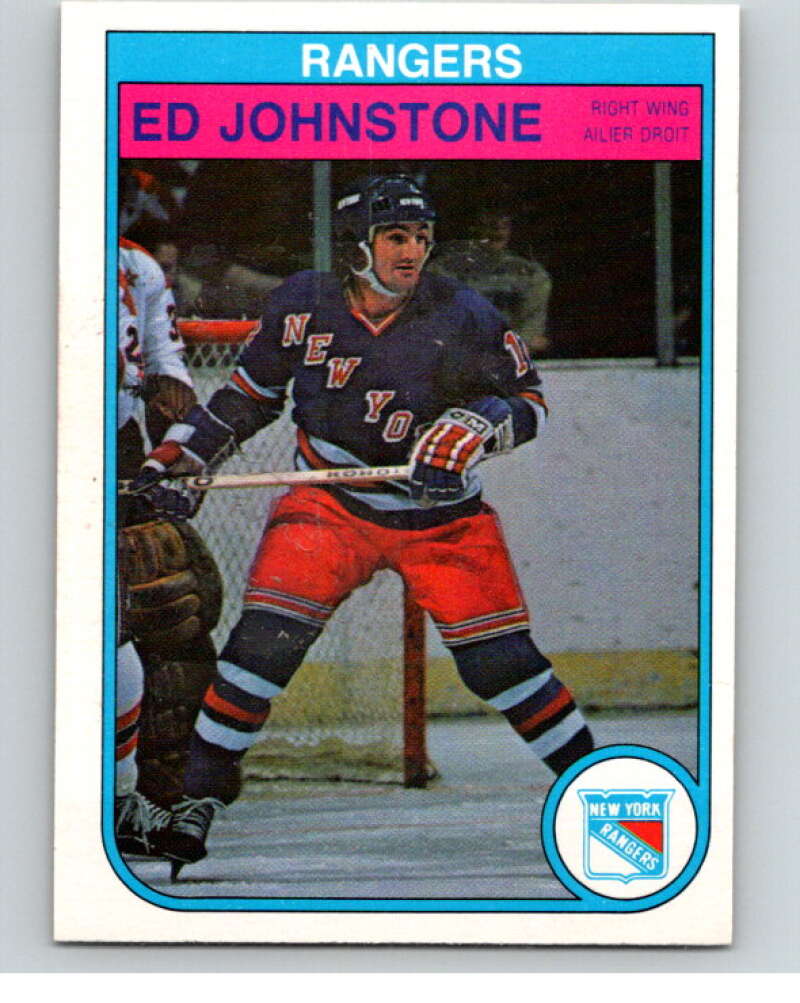 1982-83 O-Pee-Chee #226 Ed Johnstone New York Rangers V58682 Image 1