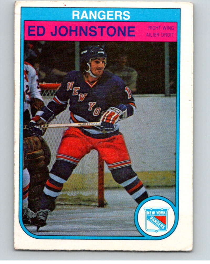 1982-83 O-Pee-Chee #226 Ed Johnstone New York Rangers V58683 Image 1