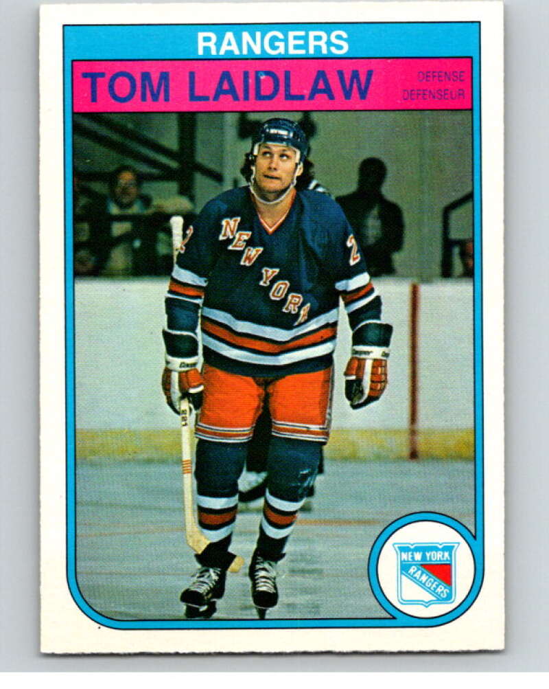 1982-83 O-Pee-Chee #227 Tom Laidlaw New York Rangers V58687 Image 1