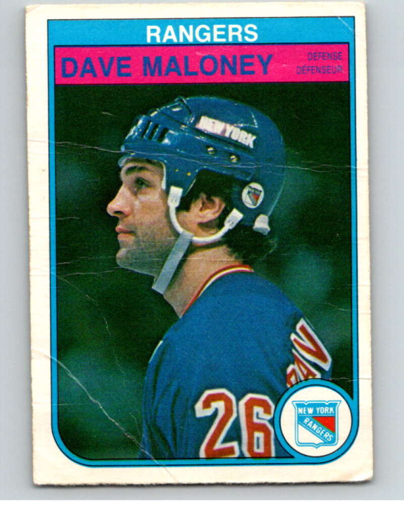 1982-83 O-Pee-Chee #228 Dave Maloney New York Rangers V58690 Image 1