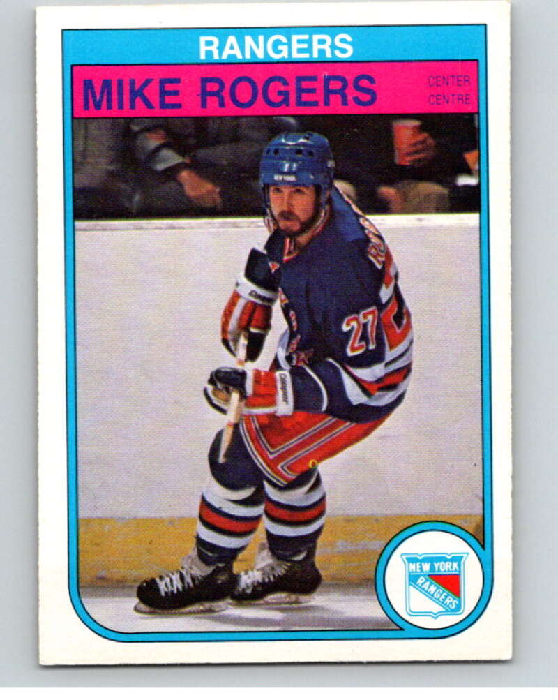 1982-83 O-Pee-Chee #232 Mike Rogers New York Rangers V58708 Image 1