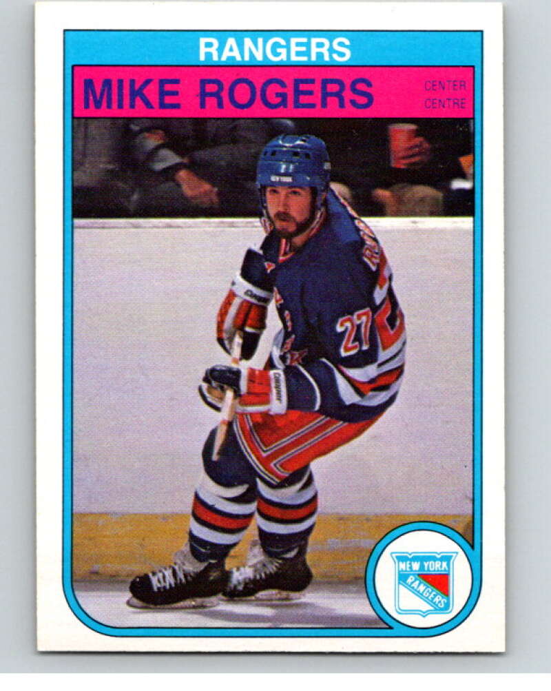 1982-83 O-Pee-Chee #232 Mike Rogers New York Rangers V58709 Image 1
