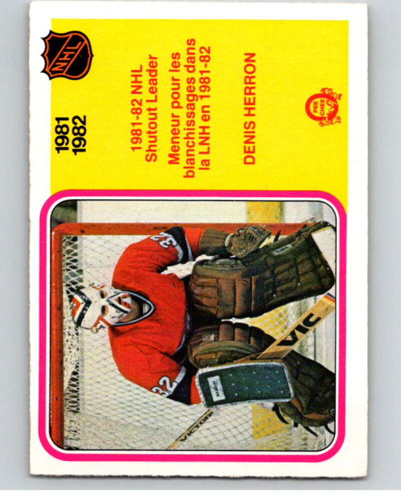 1982-83 O-Pee-Chee #241 Denis Herron LL Montreal Canadiens V58758 Image 1