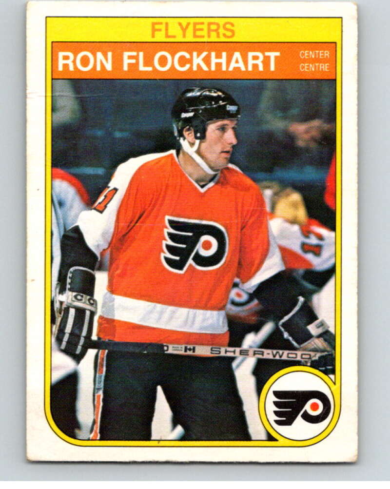 1982-83 O-Pee-Chee #249 Ron Flockhart RC Rookie Philadelphia Flyers V58790 Image 1
