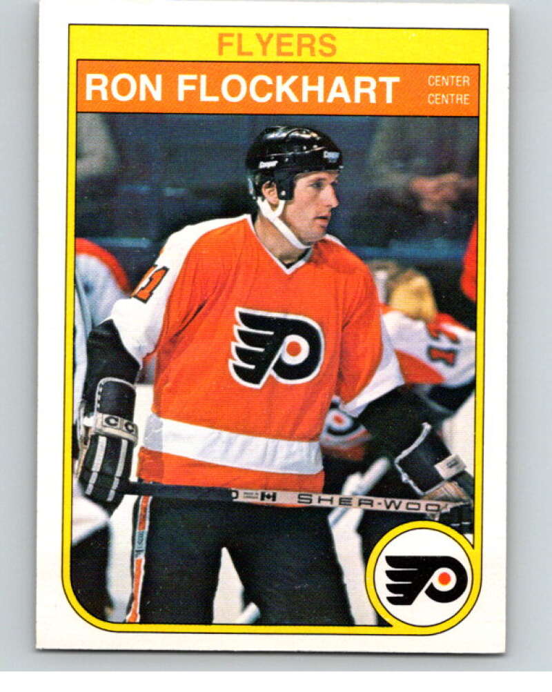 1982-83 O-Pee-Chee #249 Ron Flockhart RC Rookie Philadelphia Flyers V58791 Image 1