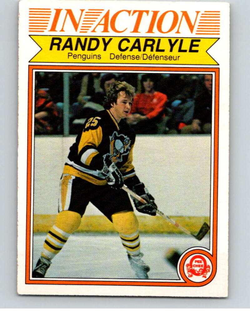 1982-83 O-Pee-Chee #266 Randy Carlyle IA Pittsburgh Penguins V58921 Image 1