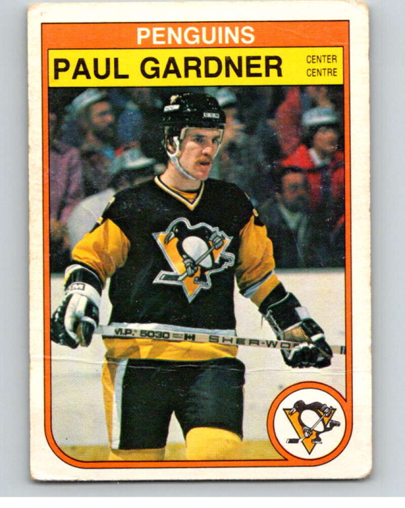 1982-83 O-Pee-Chee #269 Paul Gardner RC Rookie Pittsburgh Penguins V58946 Image 1