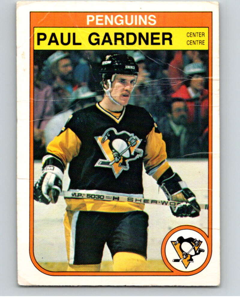 1982-83 O-Pee-Chee #269 Paul Gardner RC Rookie Pittsburgh Penguins V58948 Image 1