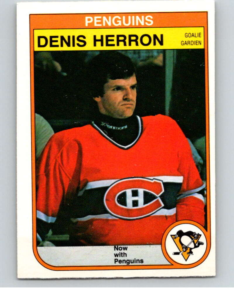 1982-83 O-Pee-Chee #270 Denis Herron Pittsburgh Penguins V58953 Image 1