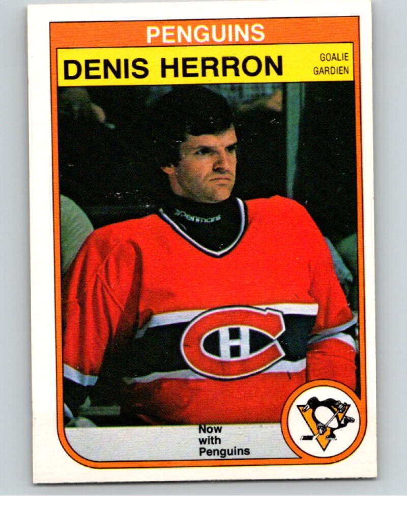 1982-83 O-Pee-Chee #270 Denis Herron Pittsburgh Penguins V58954 Image 1