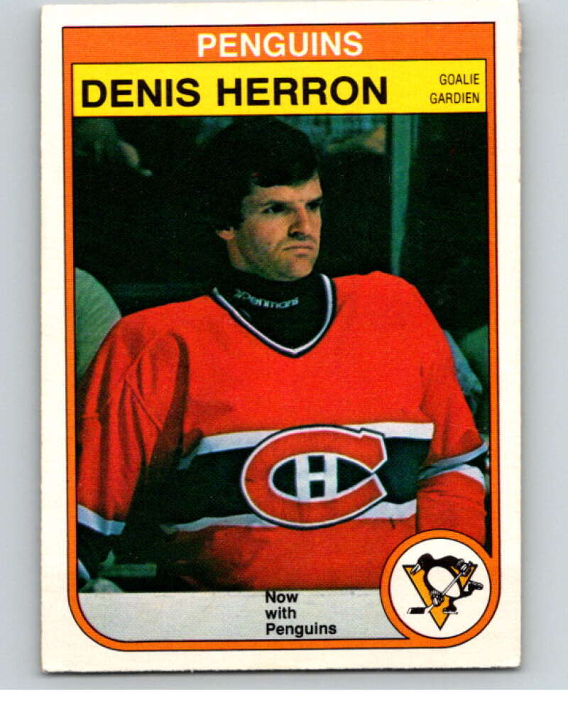 1982-83 O-Pee-Chee #270 Denis Herron Pittsburgh Penguins V58956 Image 1